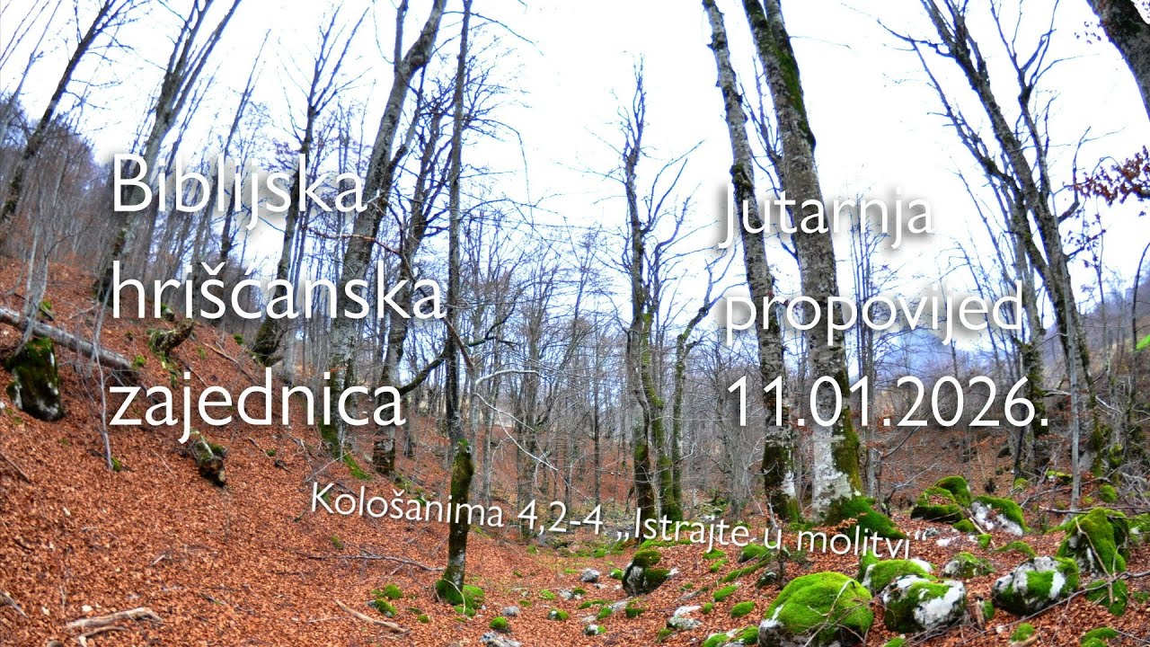Jutarnja propovijed 11.01.2026.