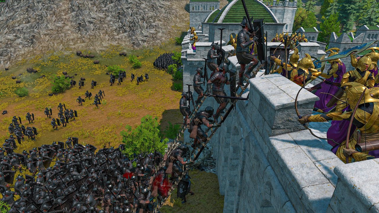500 Orcs Besiege an Elven Castle — The Defense Has No Margin