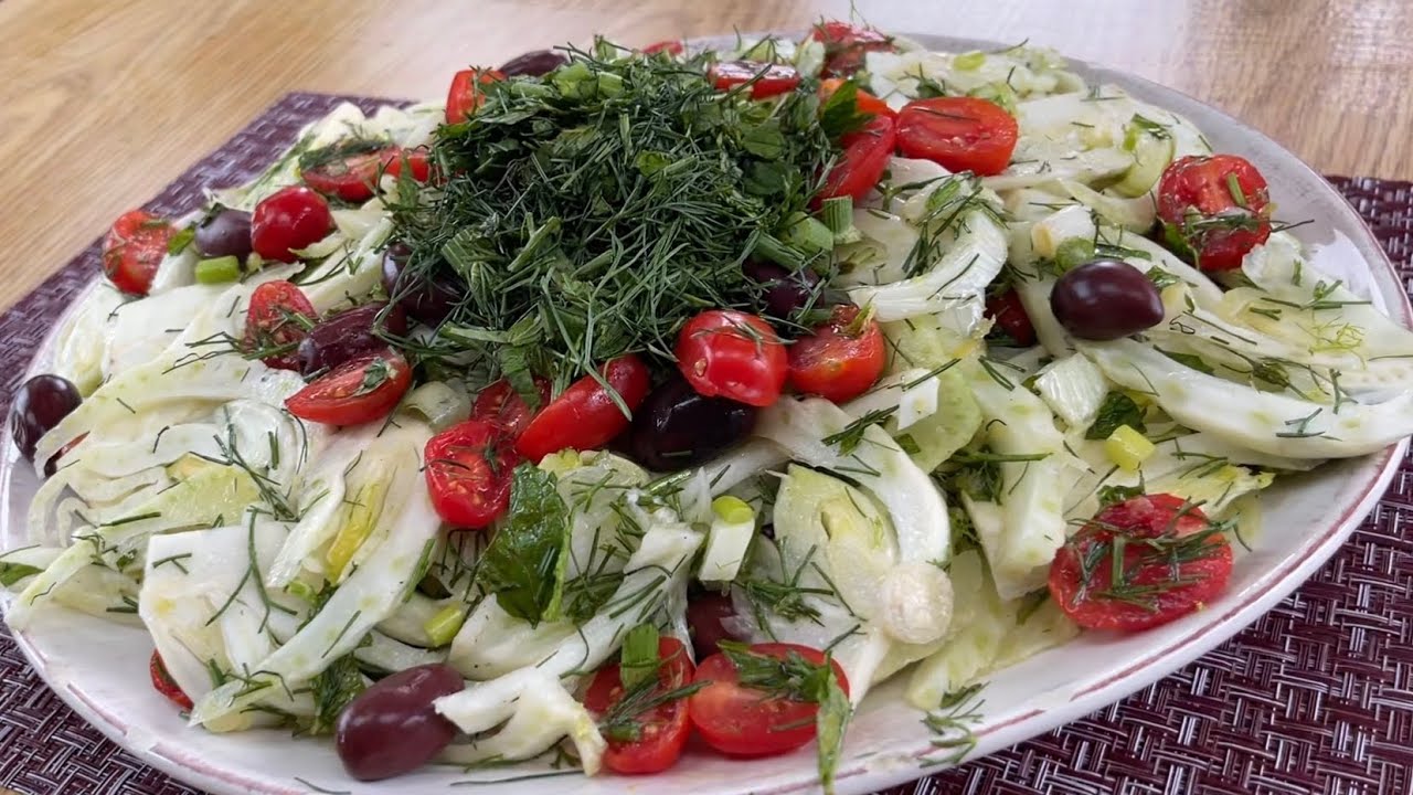 Salade de Fenouil, Recette Simple