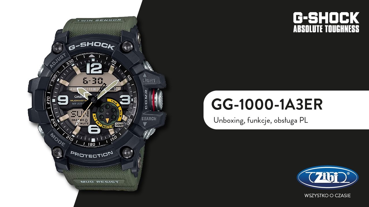 G-SHOCK Premium GG-1000 unboxing, funkcje i obsługa