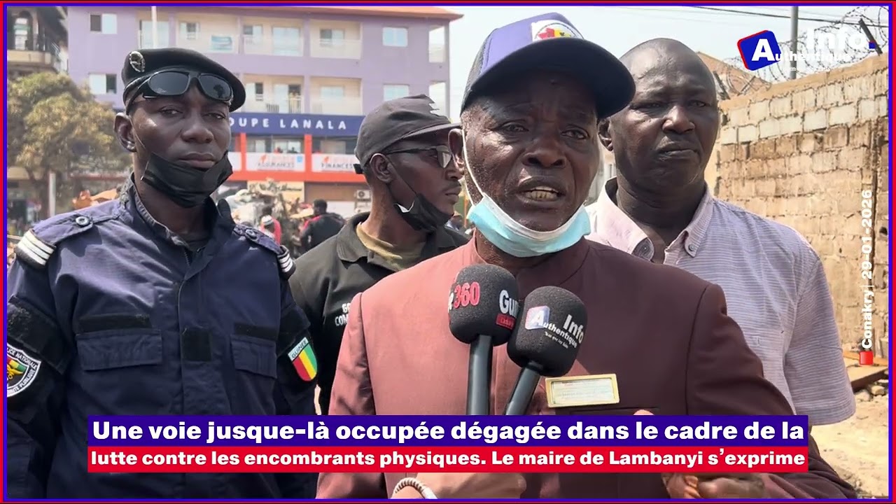 🚨🇬🇳| Lambanyi : fin de l’occupation anarchique d’une route ⬇️