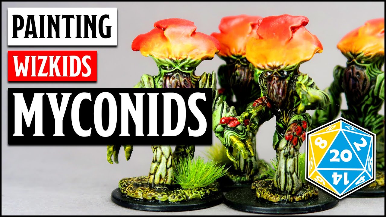 Как красить миконидов | Nolzur's Marvelous Miniatures/Wizkids | Boxes of Shame