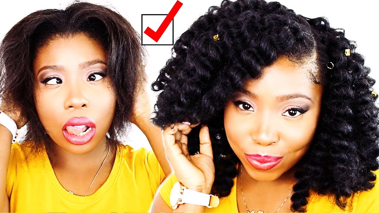 CROCHET BRAIDS | NO CORNROWS | NO BRAIDS | NO HAIR OUT
