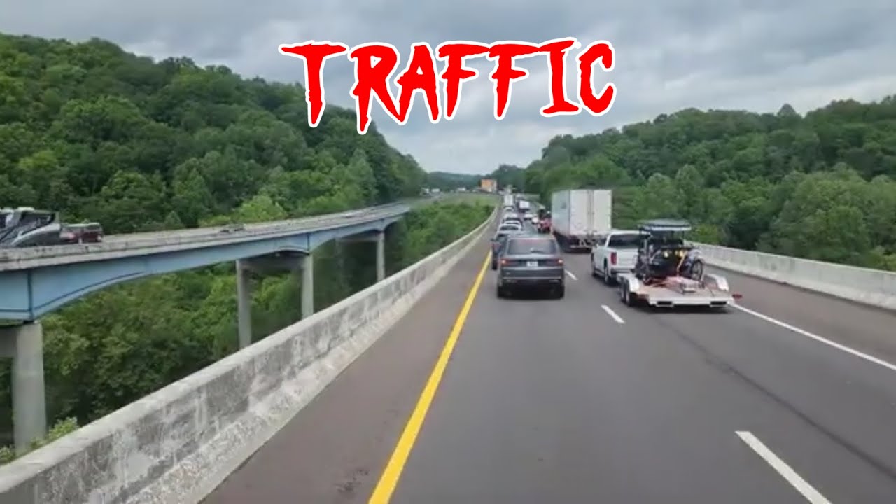 Volvo VNL780 trucking - Lots Of Traffic On My Way Back To Ohio