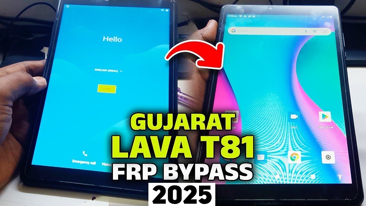 Как обойти аккаунт Google на Lava T81 (Гуджарат) 2025 без ПК