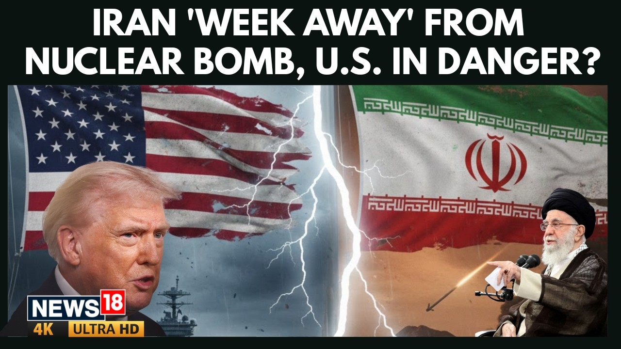 US Iran Nuclear Standoff | Trump Envoy Says Iran ‘a Week Away’ From Bomb Materials, US on Edge | 4K