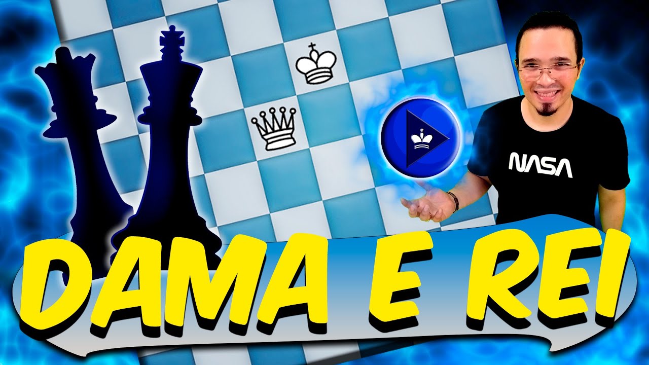 APRENDA O MATE DE DAMA E REI NO XADREZ