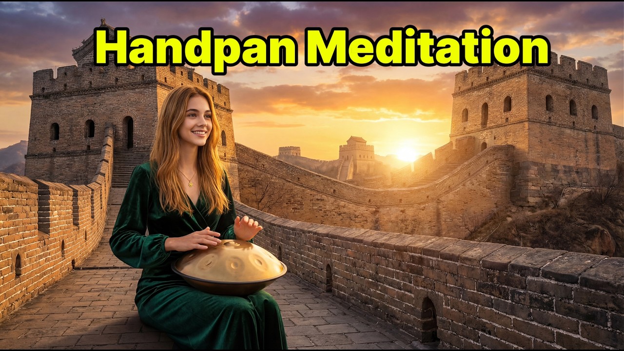 🏮 Ancient Strength & Inner Peace | 1 Hour Handpan & Erhu | The Great Wall of China