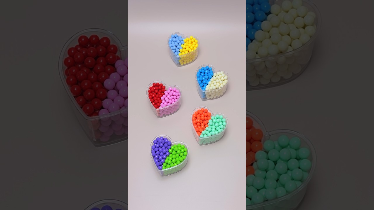💗💗 Relaxing Smooth Beads Therapy ASMR | Peaceful Flow for Mental Health 🧘 #satisfying #asmr