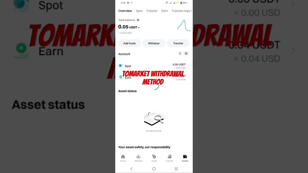 Tomarket withdrawal method to bitget wallet