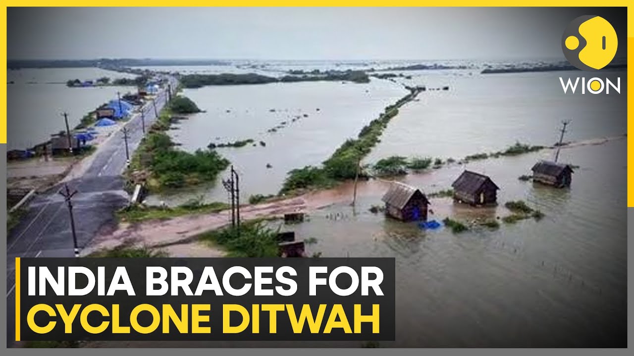 Cyclone Ditwah: Tamil Nadu, Puducherry to be Hit by 'Ditwah'; 24 NDRF Teams Deployed | WION