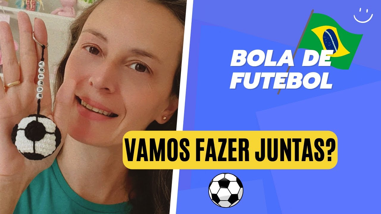 CHAVEIRO DE BOLA DE FUTEBOL AMIGURUMI | Passo a Passo rumo à copa do mundo