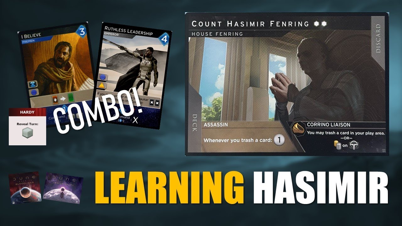 Dune Imperium: Bloodlines Immortality | Learning to play Hasimir Fenring