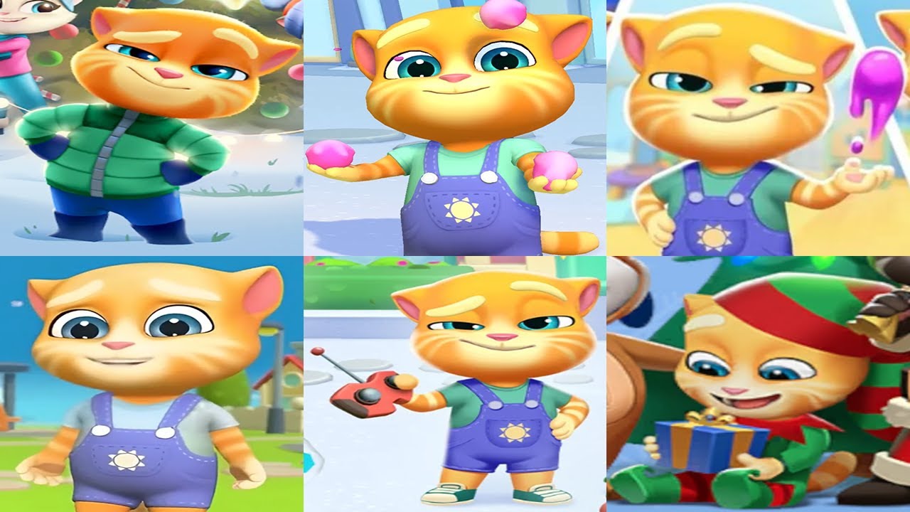 Ginger Finally Unlocked | My Talking Tom Friends 2 New Christmas Update - All Characters Unlocked