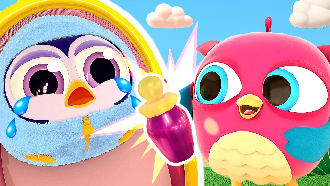 Cuidando do Pinguinzinho com Hophop a Coruja e PekPek. Animação infantil.