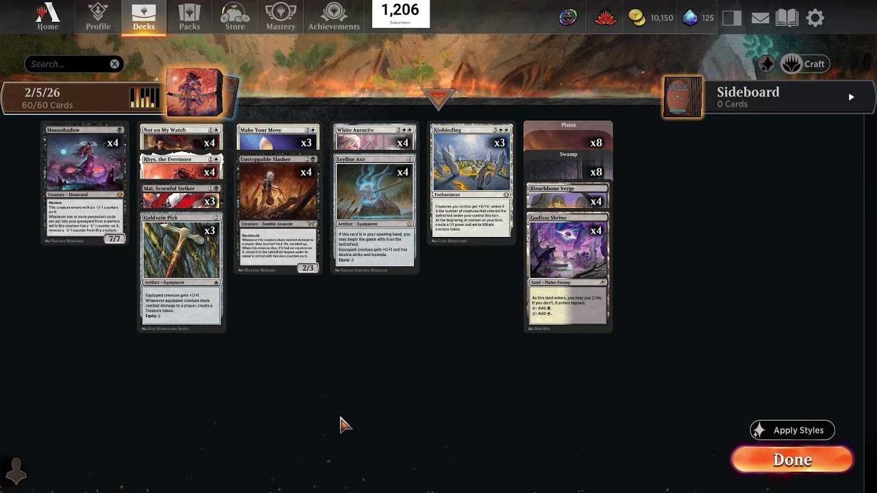 let's play magic the gathering arena