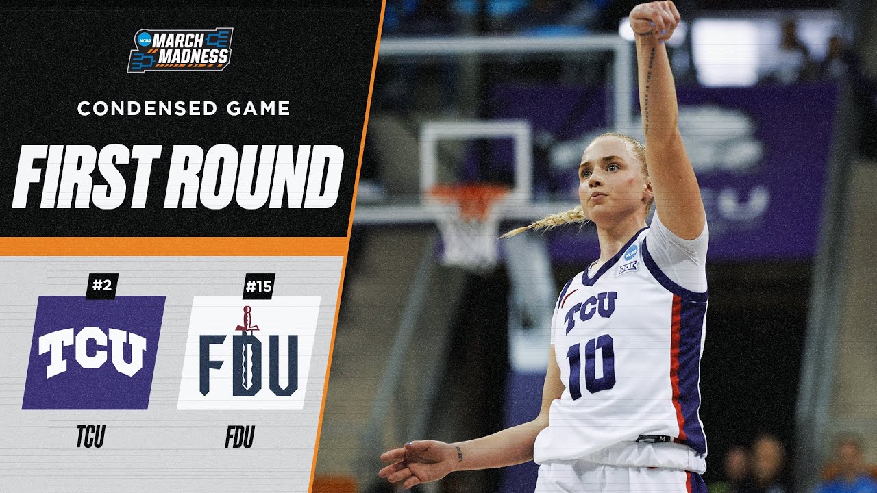 TCU vs. FDU - First round NCAA tournament extended highlights