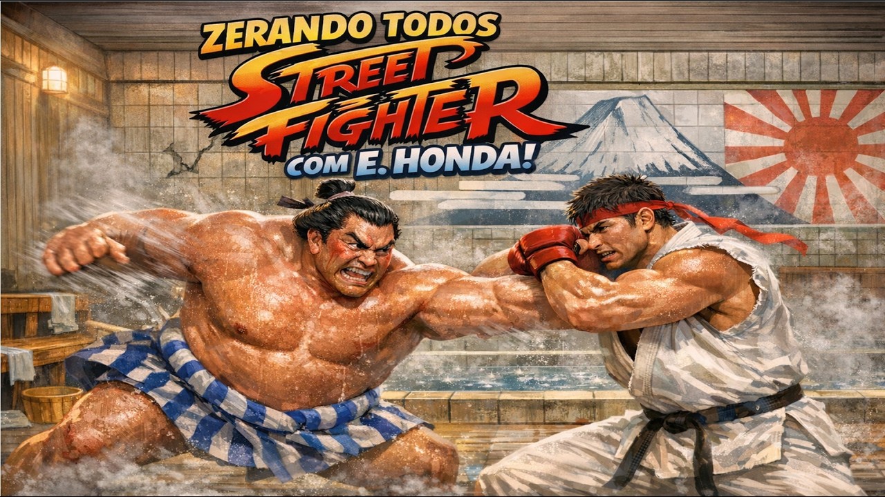 E. Honda Zerando Todos os Street Fighter  100% Nostalgia