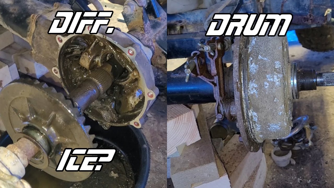 2000 KVF400 Ice In Differential And Frozen Drum