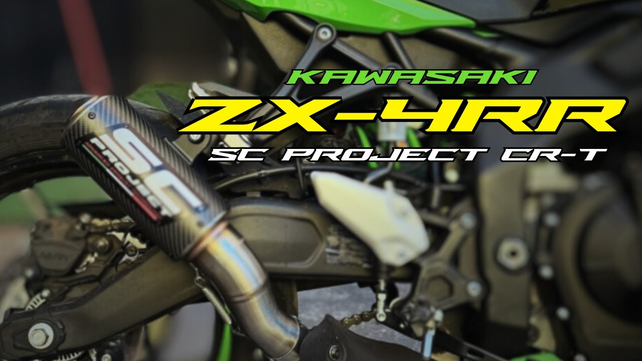 ZX4RR CON SC PROJECT CRT - NUEVO ESCAPE 🔥