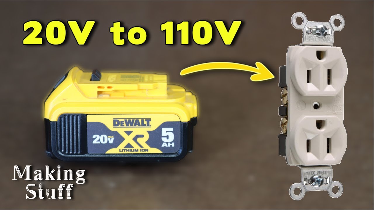 How To Turn Your Power Tool Batteries Into A Mini Power Station