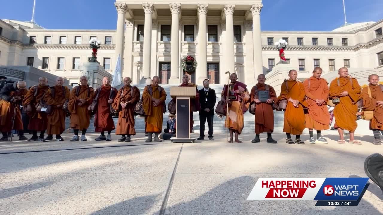 Monks' Walk of Peace brings hope to Jackson, Mississippi