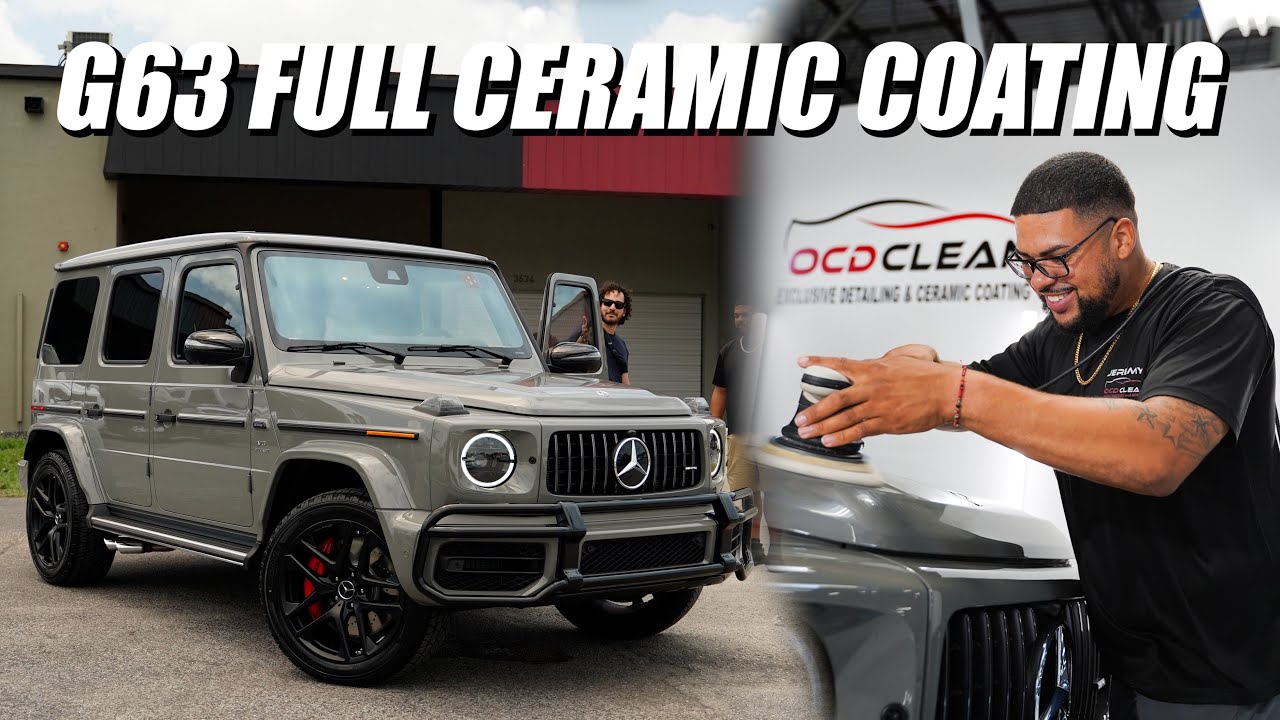 Cleaning a Mercedes G63 AMG - Paint correction and Ceramic Coating