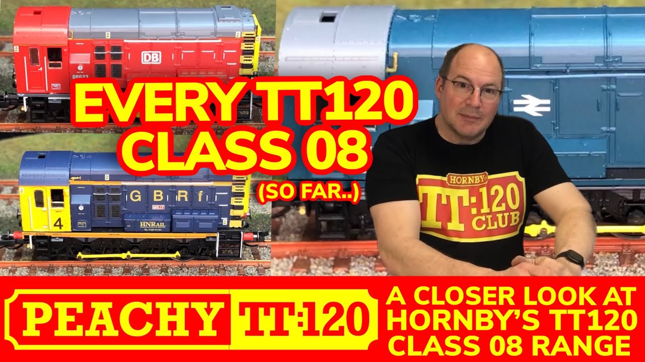 A closer look @Hornby Model Railways TT120 Class 08 range #hornby #dcc #class08 #modelrailway #gronk