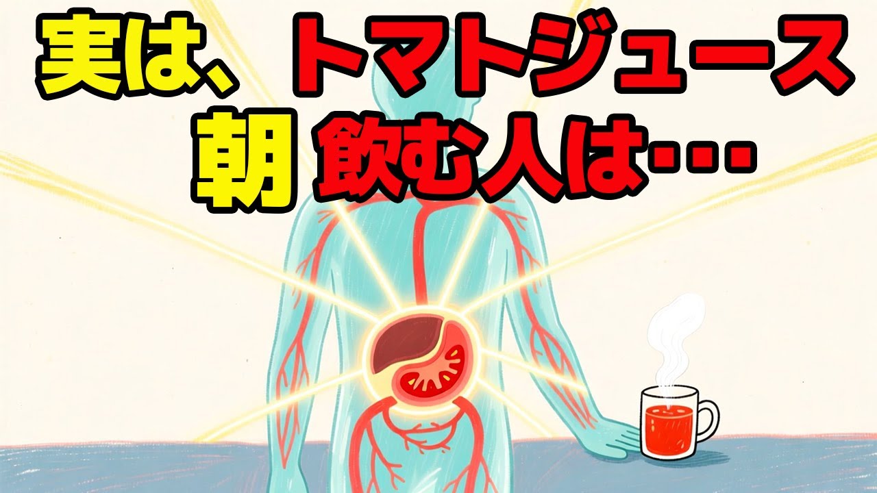 疲労回復とアンチエイジングが同時に？｜トマトジュースの裏技が凄い