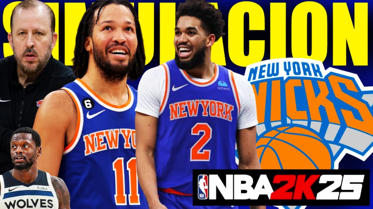 Karl Anthony Towns en Knicks !! 🚨💣 SIMULACIÓN NBA 2K25 🔥 Ganamos Anillo ??🤔 La venganza de Randle!?😳