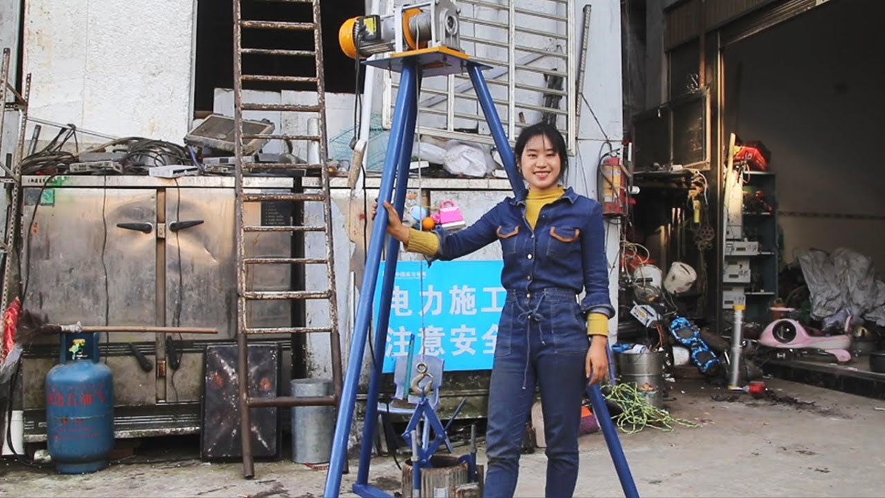 DIY拉铜器！我用了一个星期，把废品做成拉铜线的新机器 DIY Machine-homemade copper utensils, amazing丨Full video | 林果儿