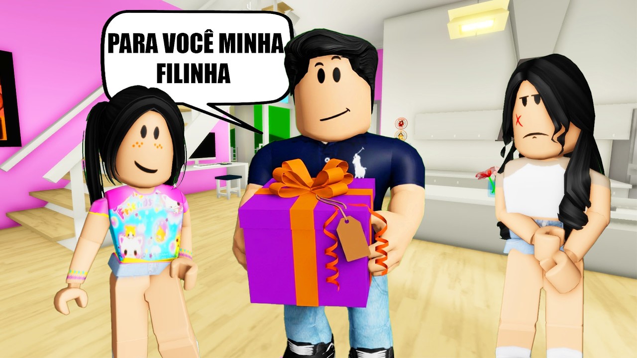 O MEU PAI MIMAVA MUITO A MINHA IRMÃZINHA E EU NÃO GOSTAVA!! - Roblox - Historinhas - Brookhaven RP🏡