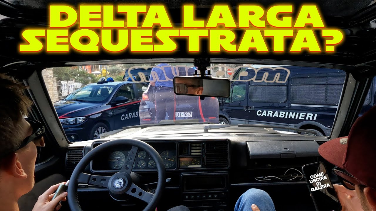 FERMATI DAI CARABINIERI CON LA LANCIA DELTA LARGA - Magnum Run 2