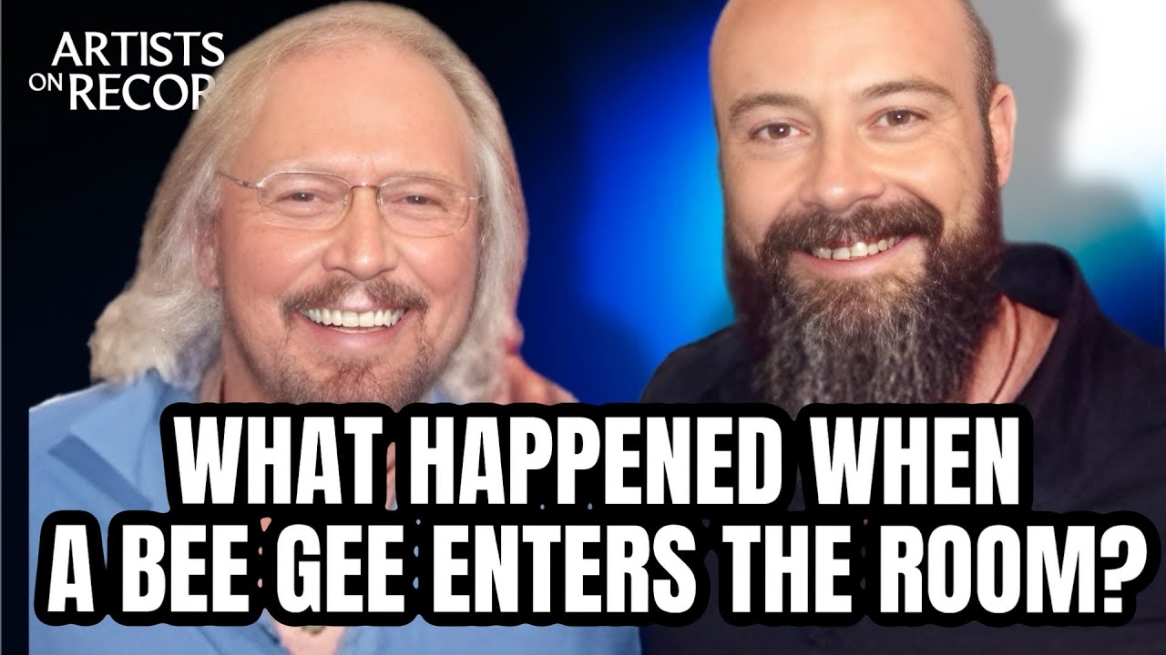 SIR BARRY GIBB OF THE BEE GEES ENTERS THE ROOM!