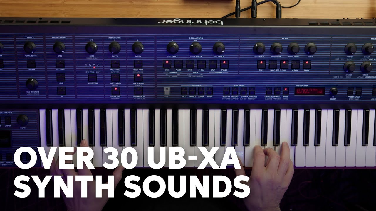 Behringer UB-Xa Polyphonic Analog Synthesizer | Sounds Only — Daniel Fisher