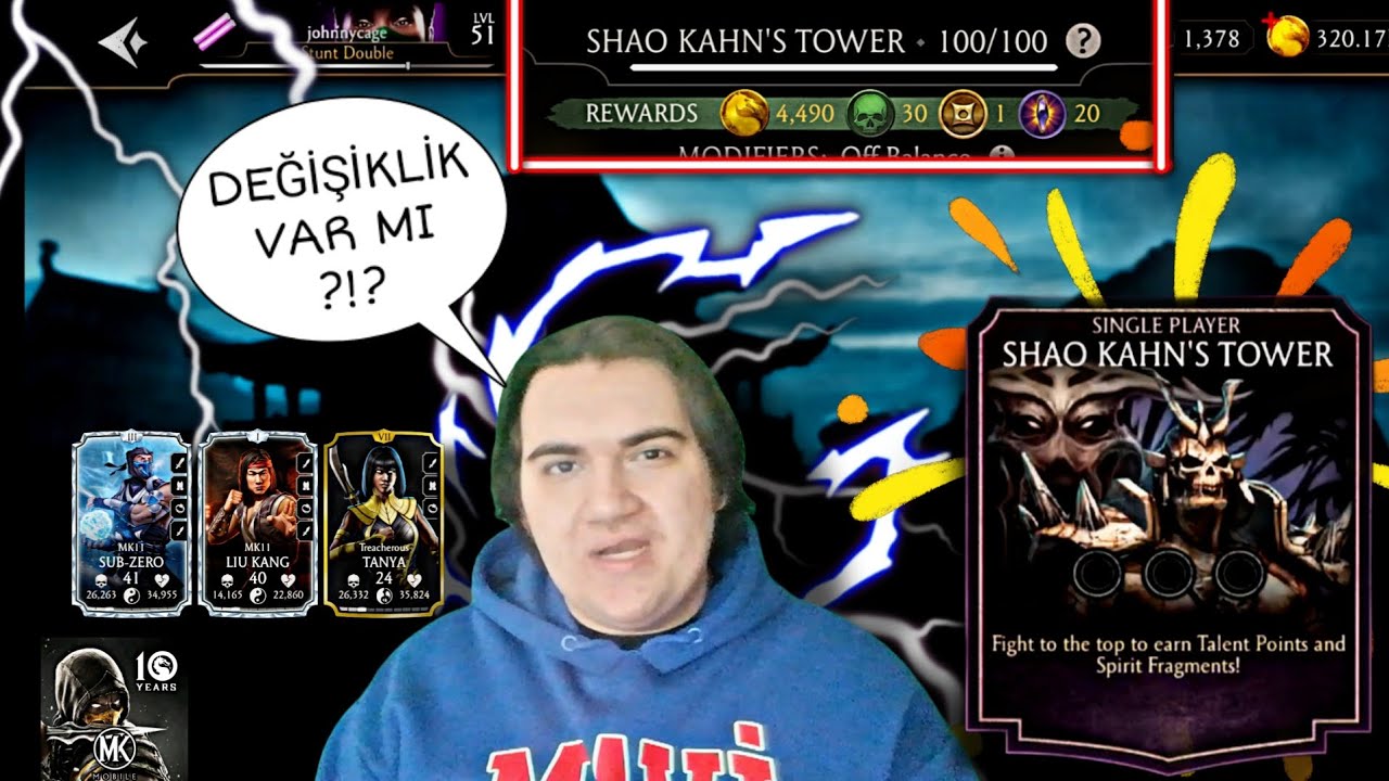 ZİRVEYE ADIMI ATTIM! Shao Kahn'ın KULESİ😎Mortal Kombat Mobile