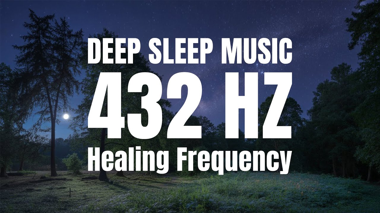 SLEEP MUSIC - 432hz - Healing Frequency - Deeply Relaxing - Raise Positive Vibrations