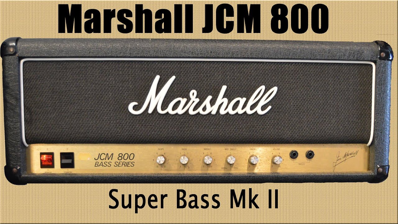 Marshall JCM 800 Super Bass with Fender Precision Bass