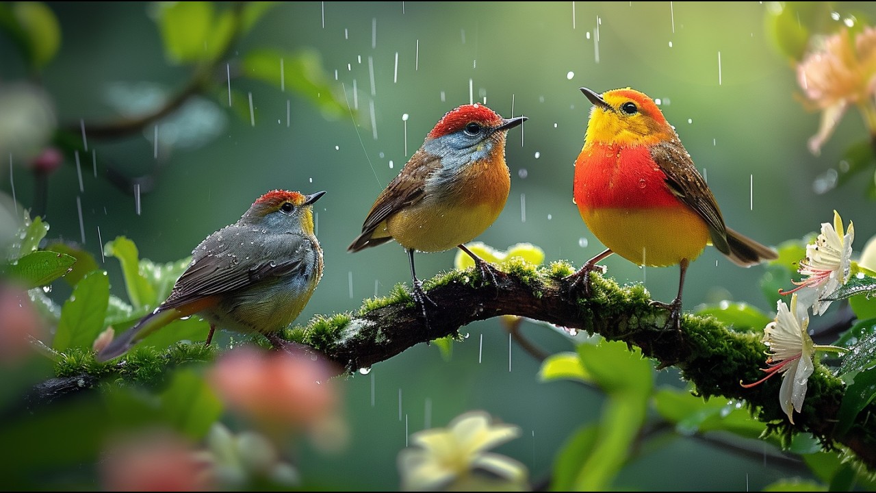 🌸 Relaxing Piano Music with Bird Sounds | Beautiful Nature Sounds for Deep Relaxation
