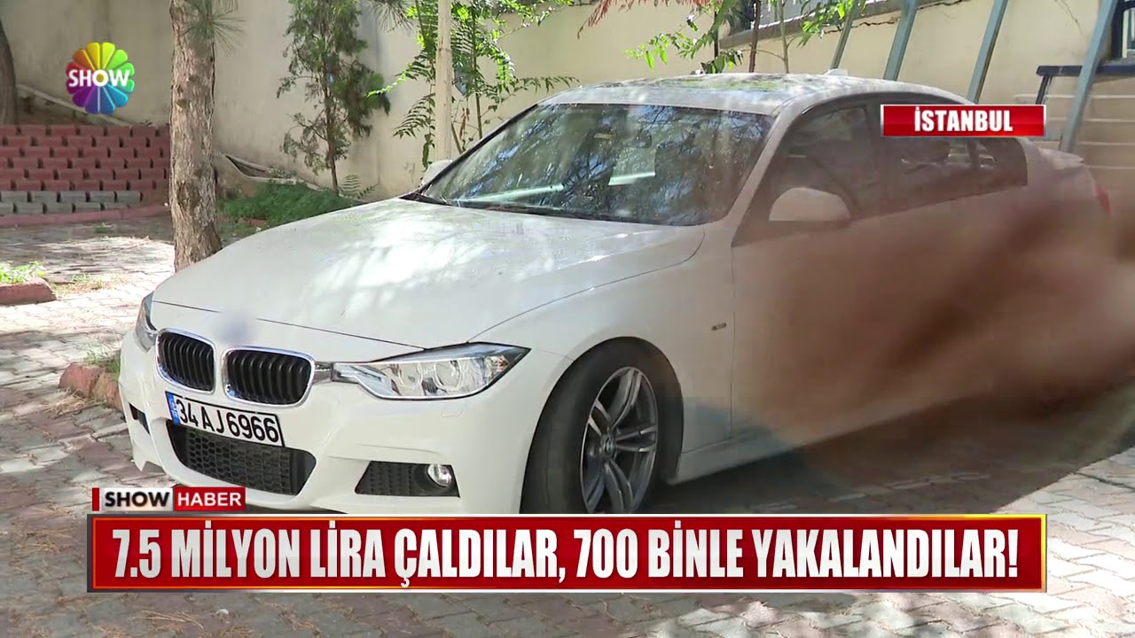 7.5 milyon lira çaldılar, 700 binle yakalandılar!