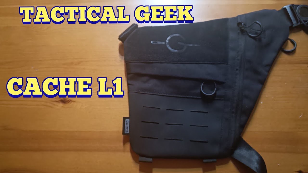TACTICAL GEEK  BOLSO CACHE L1 EL MEJOR BOLSO TACTICO DE INTERIOR. #edc #outdoors #tactical #city