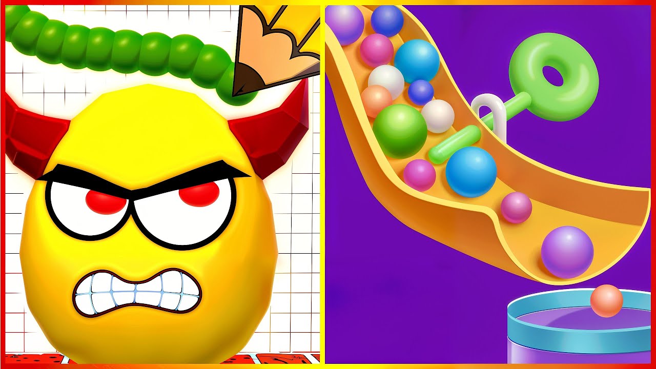 Draw to Smash VS Pin Puzzle - All Levels Speed Gameplay ep1