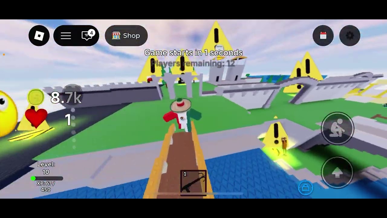 Just playing ROBLOX