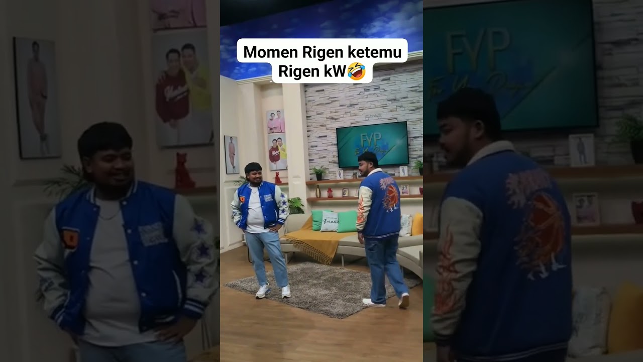Ketika Rigen Asli Dan Kw dalam satu Frame 🤣. 