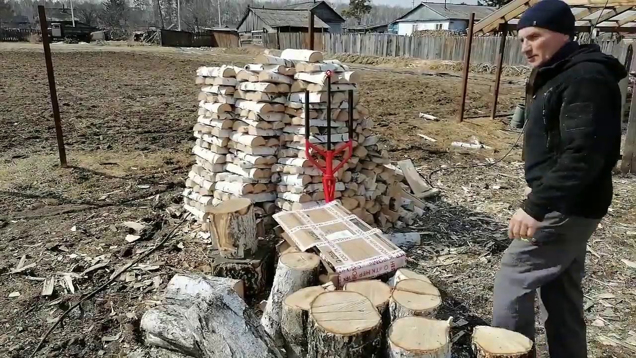 Ударно-инерционный дровокол, жёсткий тест. Что выбрать? 