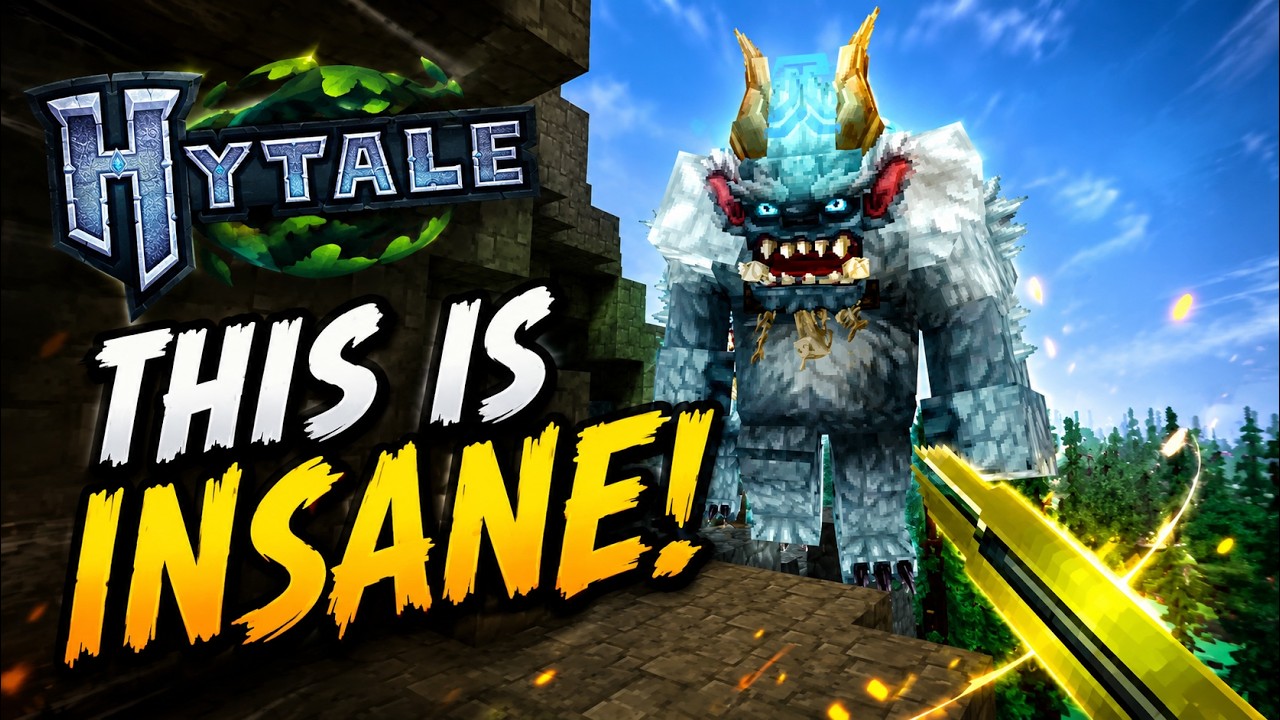 Я не был готов к ледяному биому в Hytale.