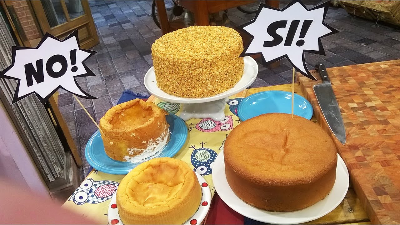 Bizcochuelo de vainilla clásico, esponjoso y delicioso