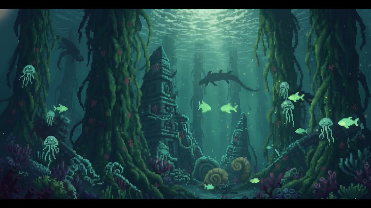 Sunken Forest Ruins – Deep Focus Ambient (1 Hour)