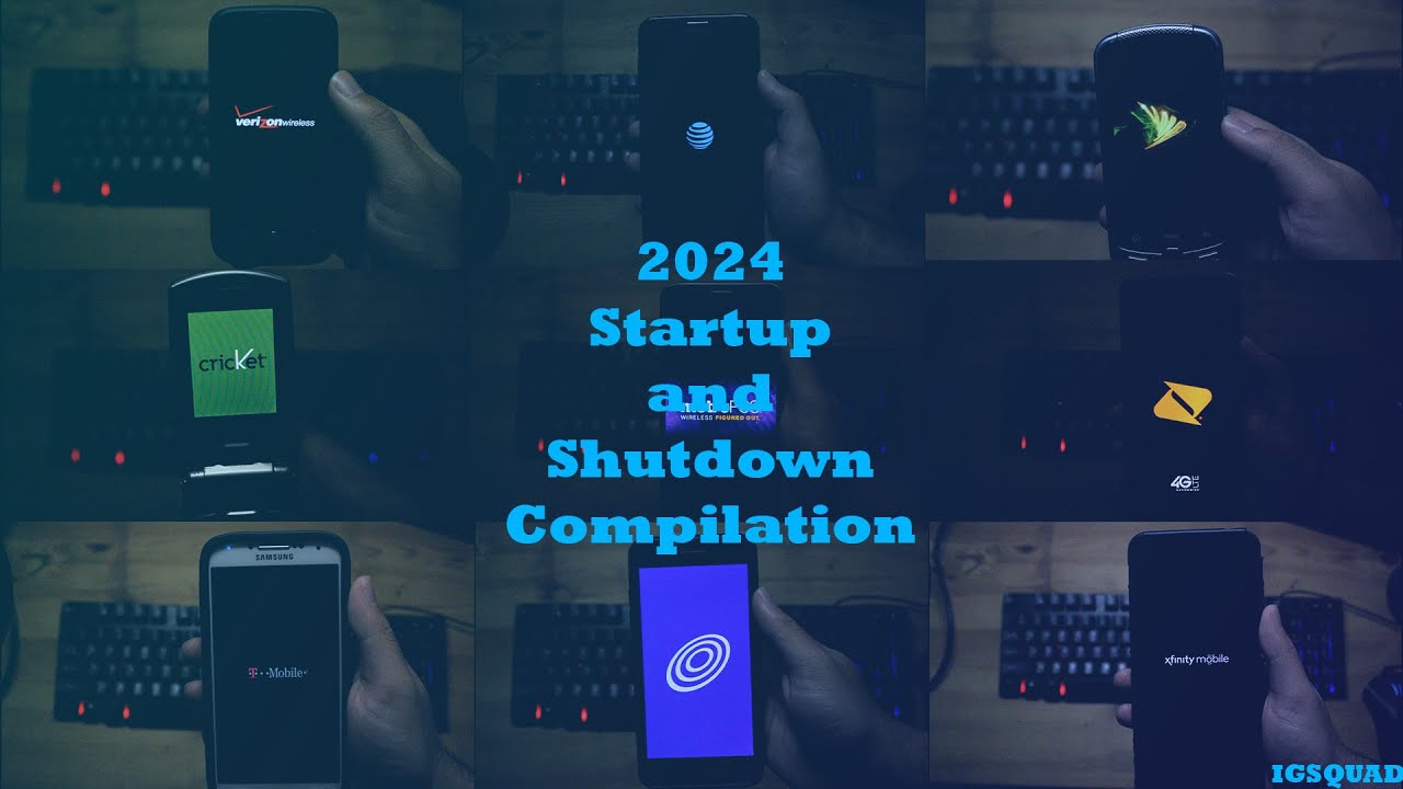THE ULTIMATE MOBILE DEVICE STARTUP/SHUTDOWN COMPILATION 2024