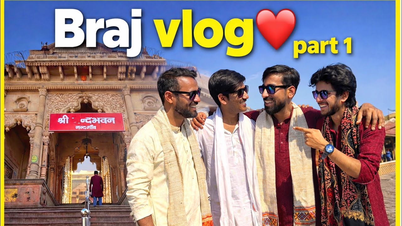 Braj ki hawa mai dosti ka rang❤️